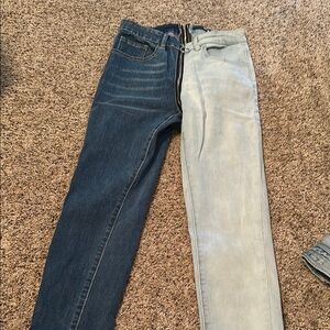 Two-Tone Blue and Light Blue fashion nova xs